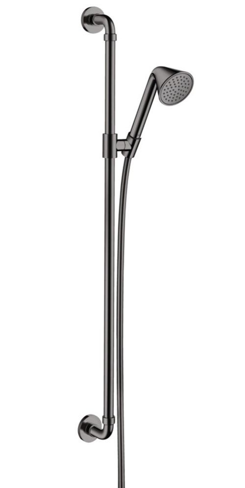 AXOR-HG-AXOR-Showers-Front-Brauseset-0-90-m-mit-Handbrause-85-1jet-Polished-Black-Chrome-26023330 gallery number 1